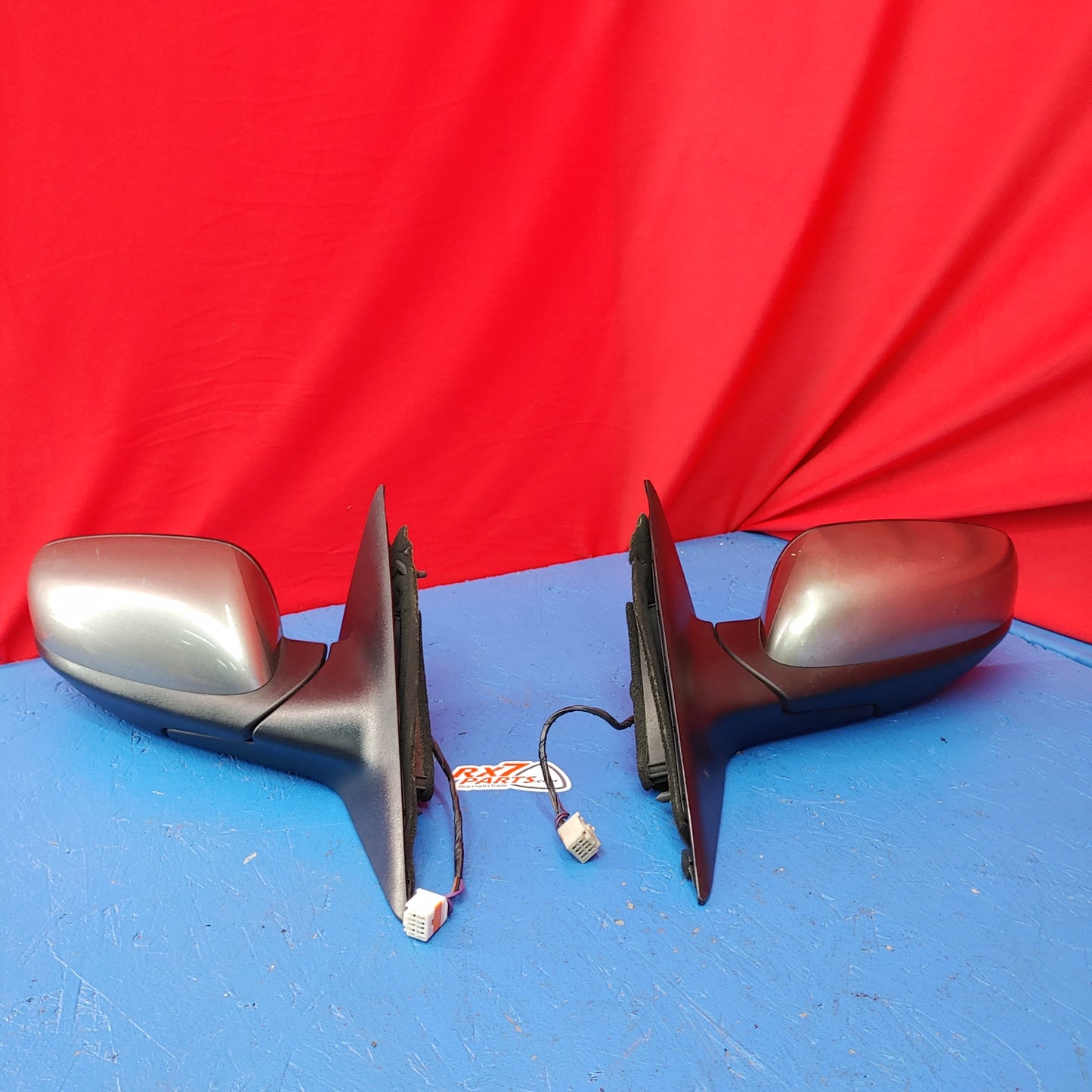 LHD RX-8 Side Mirror Pair (Silver) 02*2218 IH517     S7B13/1