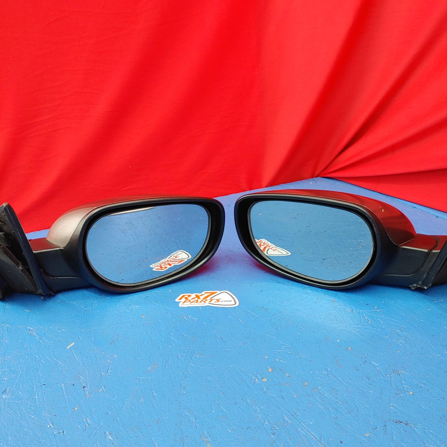 LHD RX-8 Side Mirror Pair (Silver) 02*2218 IH517     S7B13/1