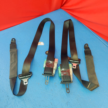 LHD, RHD Black Front Seat Belts  RX7 FD FD3S 93 - 02 Mazda S7B18/22