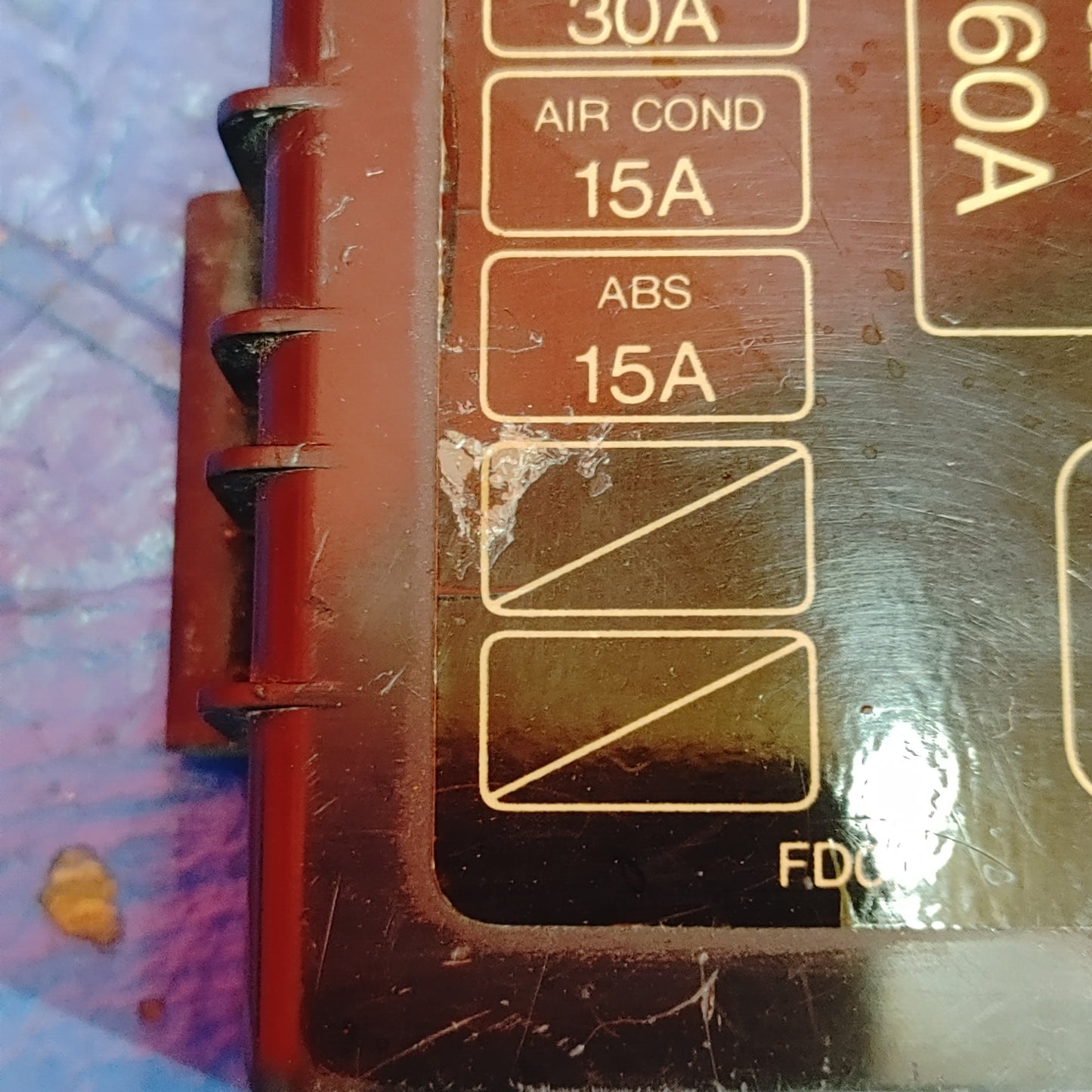 Fuse Box Cover Engine Bay  RX7 FD FD3S 93 - 02 Mazda S9B21/19