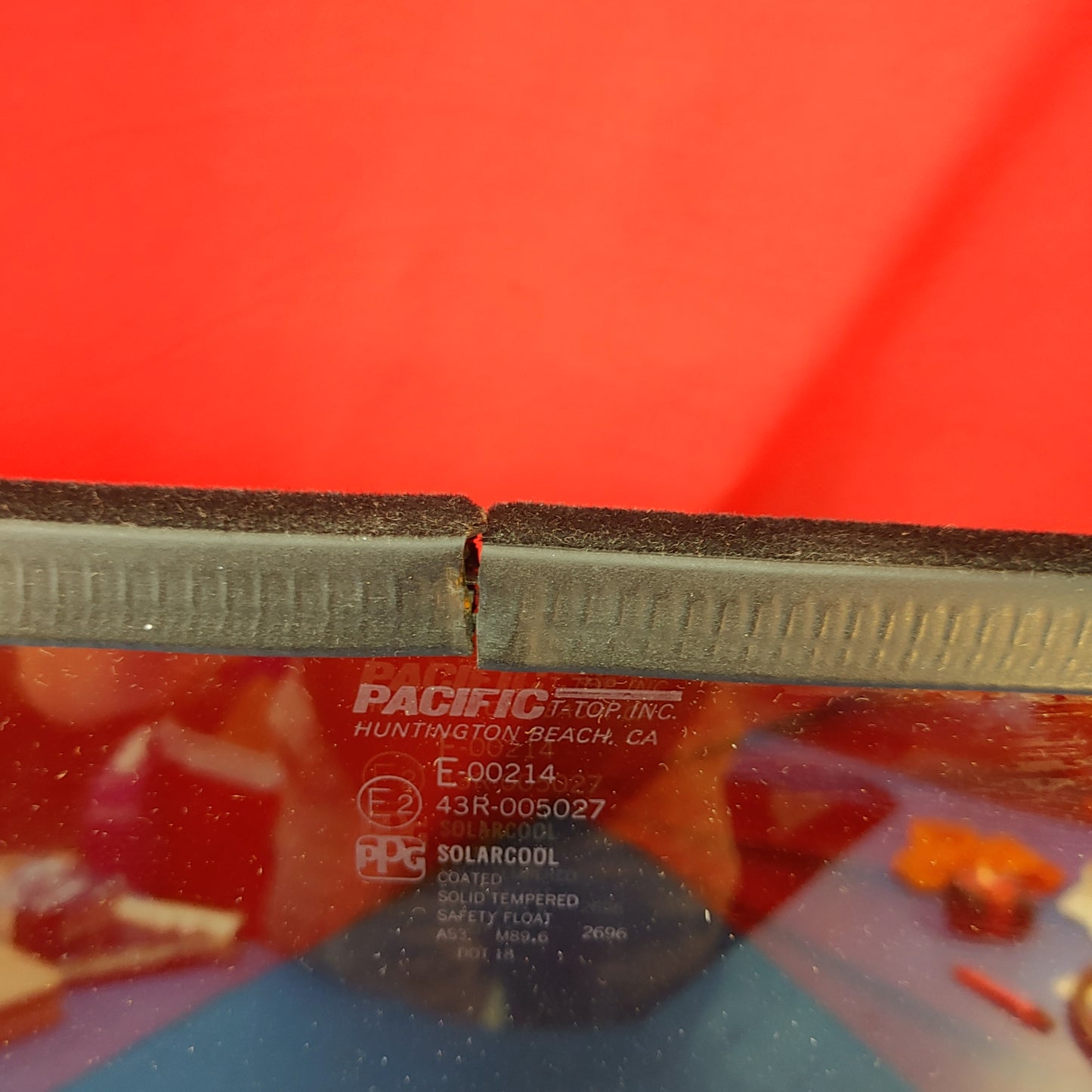 Pacific Glass Sunroof w/ Hardware (1 Scratch) Good Seal 43R-005027 E00214 RX7 FC FC3S 79 - 85 Mazda S4B0/56