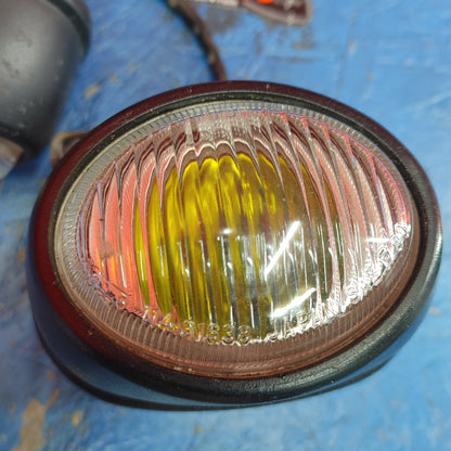 Koito Yellow Fog Light/Lamp Pair 114-61638 RX7 FD FD3S 93 - 02 Mazda S9B22/6