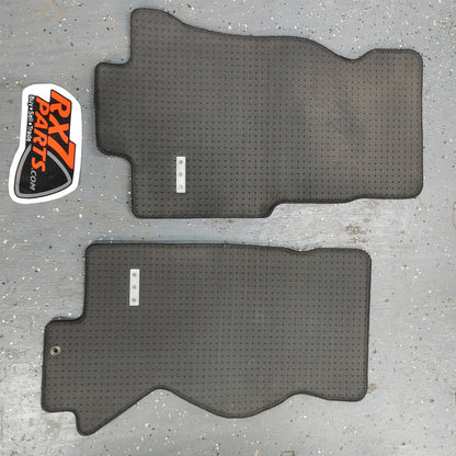 RHD OEM Black Premium Front Floor Mats Pair  RX7 FD FD3S 93 - 02 Mazda S4B0/OEFM