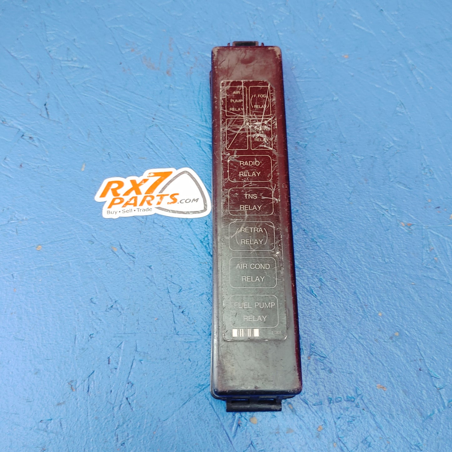 LHD, RHD Relay Box Fuse Cover Front Middle Engine Bay (LID ONLY)  RX7 FD FD3S 93 - 02 Mazda S7B16/4