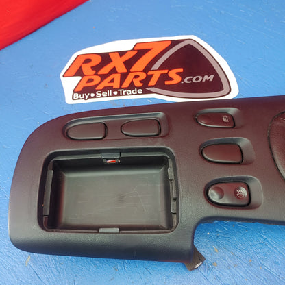RHD Textured Plastic Center Console Cover Blanks Fog Switch Defrost Switch F110 90 471  PPE RX7 FD FD3S 93 - 02 Mazda S7b19/3