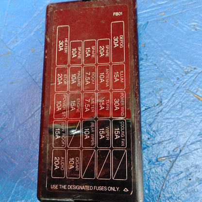Interior Fuse Box Cover Cap Panel FB01 FB01     s7b15/14