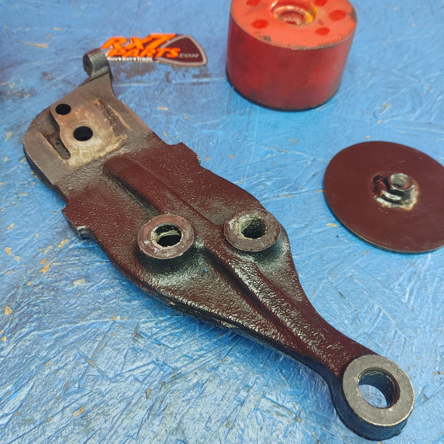 LHD, RHD Steel Brackets W/ Used Polyurethane Motor Mounts  RX7 FD FD3S 93 - 02 Mazda S9B6/3