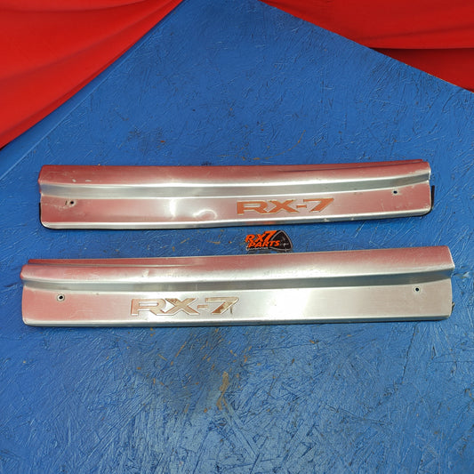 LHD, RHD Aluminum Door Sill Scuff Plates (Pair)  RX7 FD FD3S 93 - 02 Mazda S9B18/4