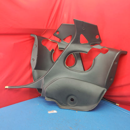 LHD, RHD Black Rear Seat Quarter Plastics Pair Not For Bins Major Cuts RH F100-68-531 LH F100-68-561 RX7 FD FD3S 93 - 02 Mazda S4b0218