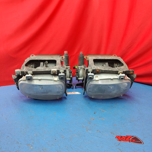 LHD, RHD Head Lights Pair Set Incomplete  RX7 FD FD3S 93 - 02 Mazda S12B13/3