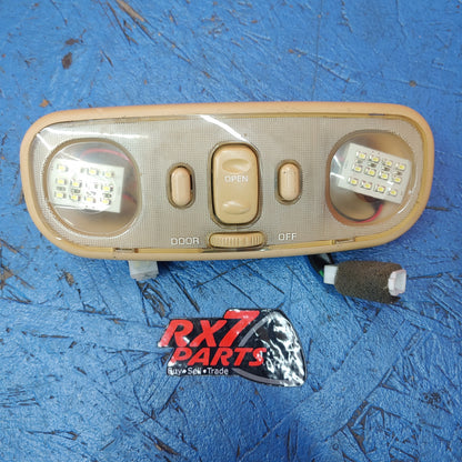 LHD, RHD Dome Light With Sunroof Control Switch Tan With Harness  RX7 FD FD3S 93 - 02 Mazda S8B39/16