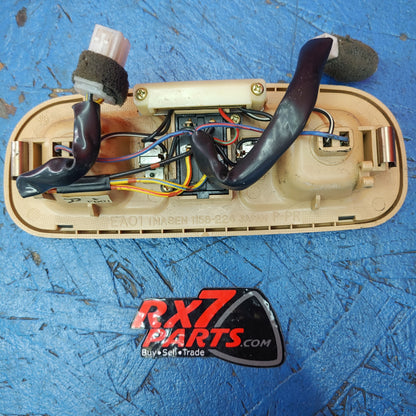 LHD, RHD Dome Light With Sunroof Control Switch Tan With Harness  RX7 FD FD3S 93 - 02 Mazda S8B39/16