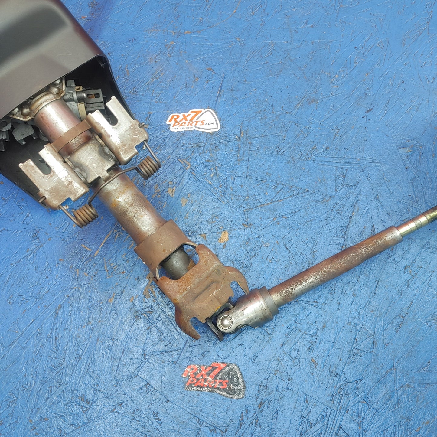 LHD Rx8 Steering Column With Clock Spring And Combo Switchs FE01-32-10XK     S4B0/271