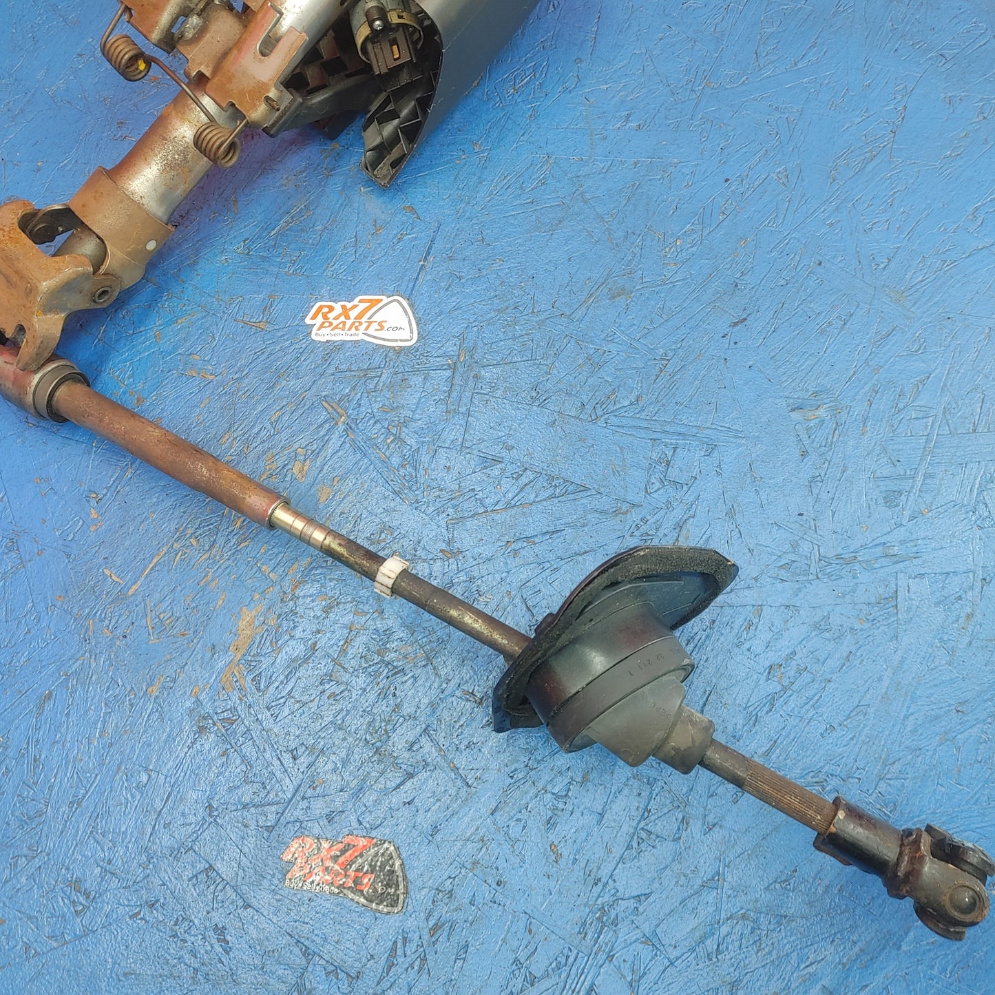 LHD Rx8 Steering Column With Clock Spring And Combo Switchs FE01-32-10XK     S4B0/271