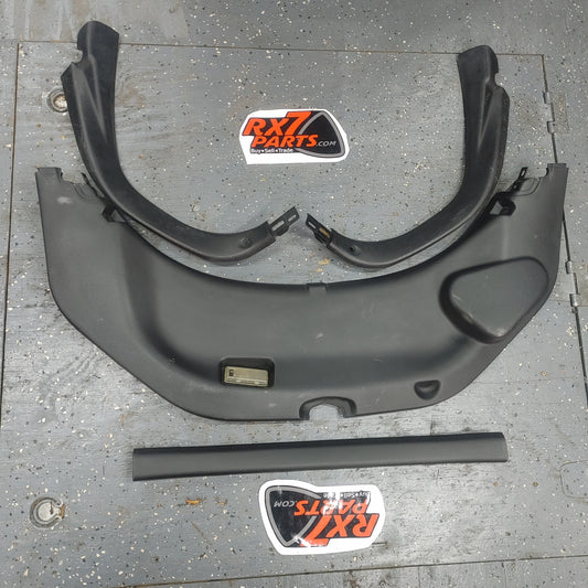 LHD, RHD Hatch Plastic Trim Pieces Full Set Right Left Center Top FD01 68961 RX7 FD FD3S 93 - 02 Mazda S4B0/264