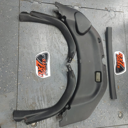 LHD, RHD Hatch Plastic Trim Pieces Full Set Right Left Center Top FD01 68961 RX7 FD FD3S 93 - 02 Mazda S4B0/264