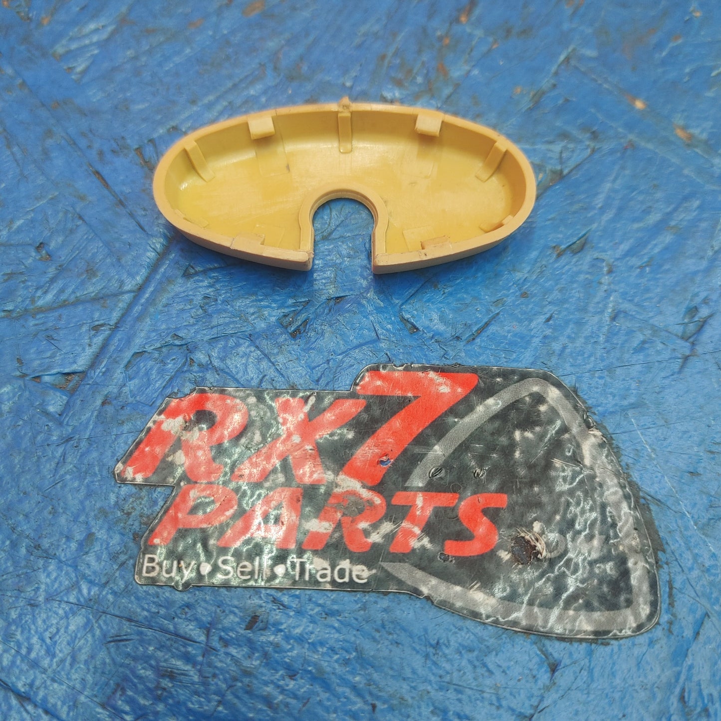 LHD, RHD Clean Tan Sun Visor Clip And Sun Visor Cap   RX7 FD FD3S 93 - 02 Mazda S7B43/3
