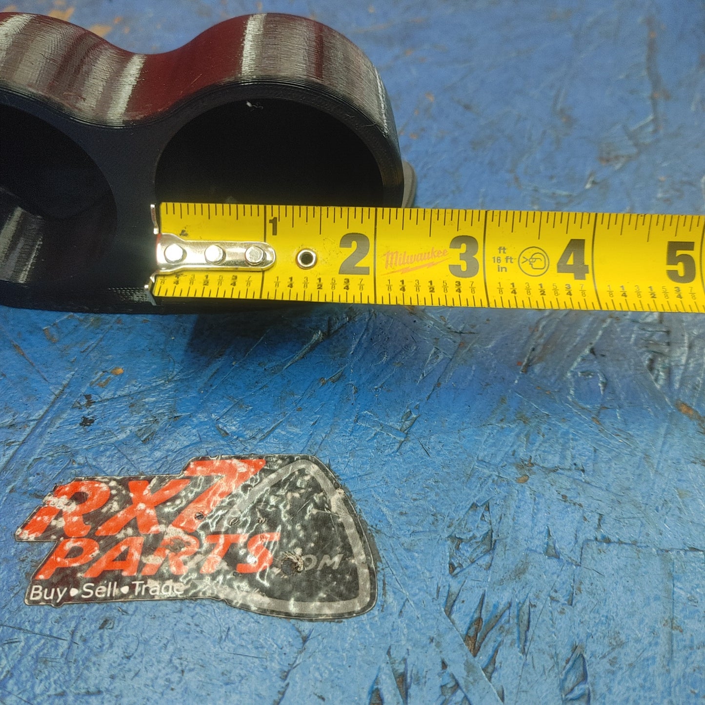 3D Printed Center Dash Double Gauge Pod  RX7 FD FD3S 93 - 02 Mazda S9B34/3