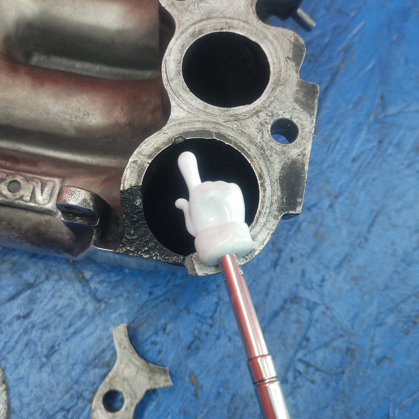 LHD, RHD Polished 13Brew Upper Intake Manifold Broken Ear See Photos  RX7 FD FD3S 93 - 02 Mazda S9B34/6