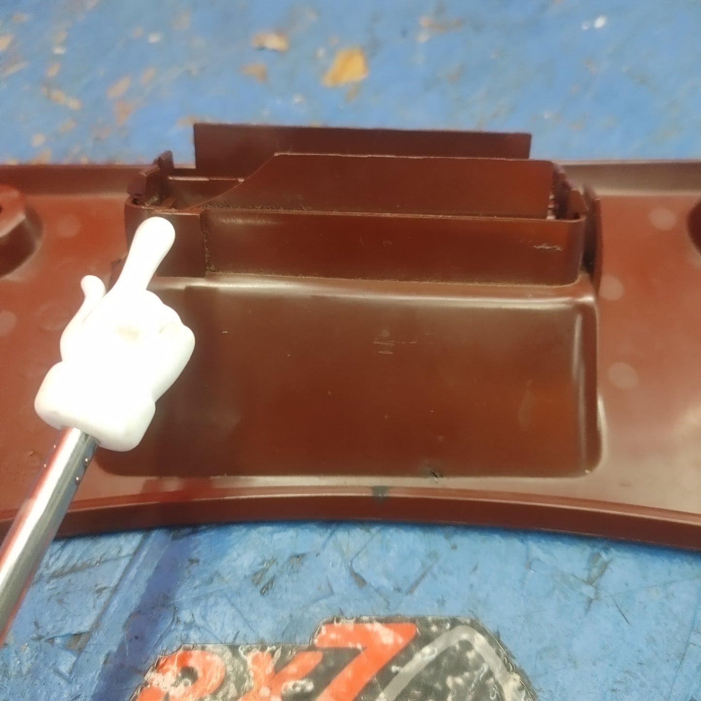 LHD Lower Under Dash Left Side Crotch Vent Oem Burgundy  FB01 64 271 RX7 FC FC3S 86 - 91 Mazda S9B35/5