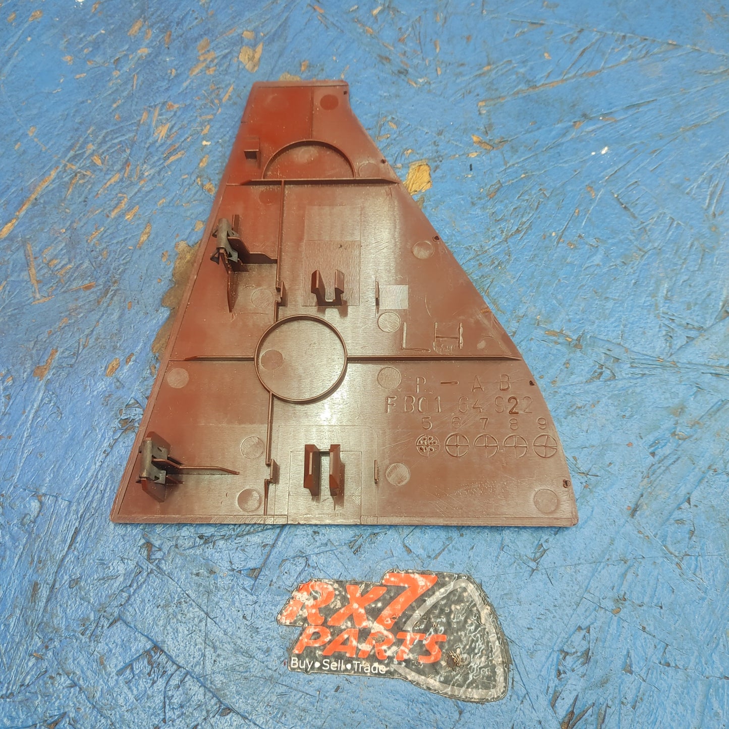 LHD Left Side Dash Cover Oem Burgundy FB01 64 922 RX7 FC FC3S 86 - 91 Mazda S9B35/7