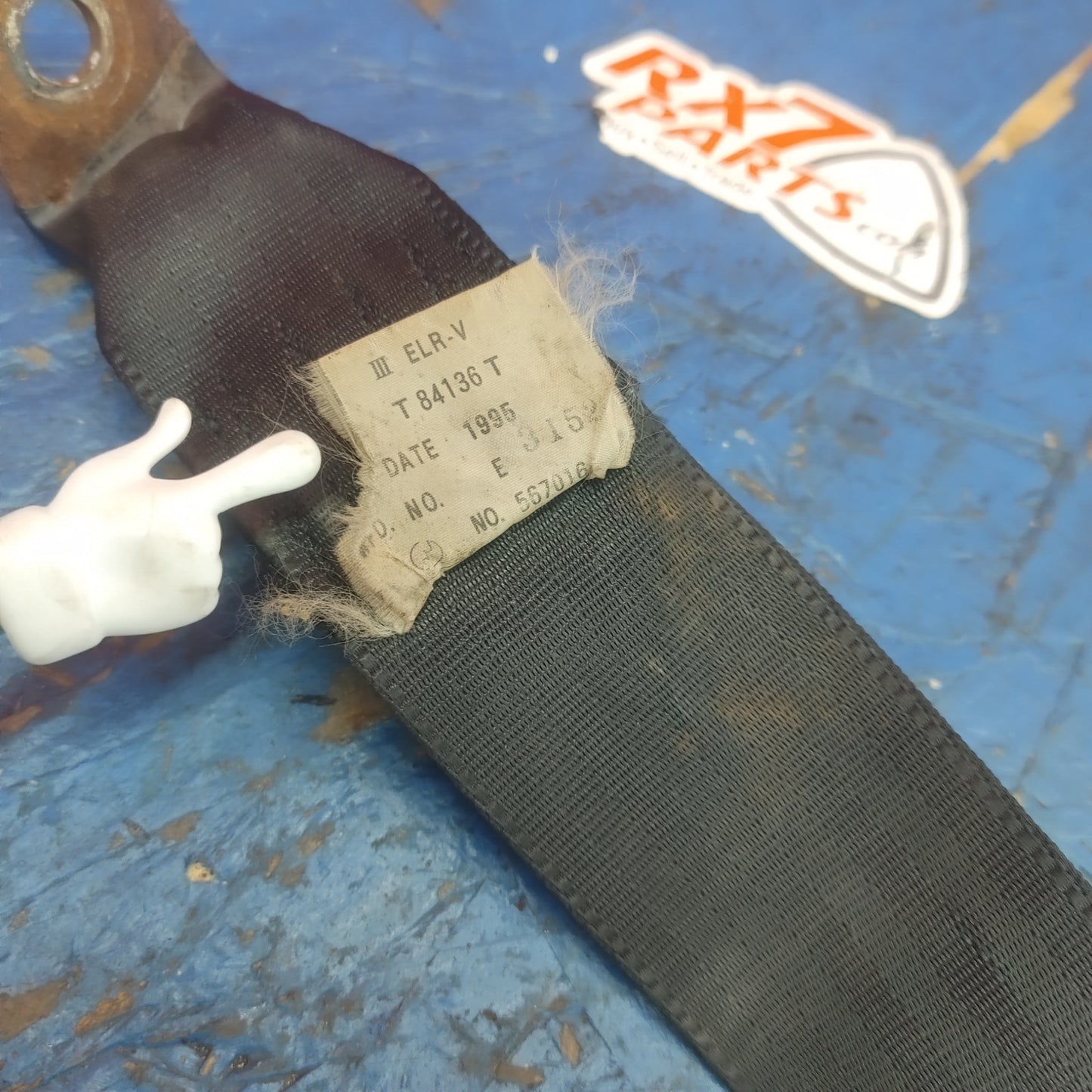 RHD Front Right Seat Belt Black  RX7 FD FD3S 93 - 02 Mazda S9B37/14