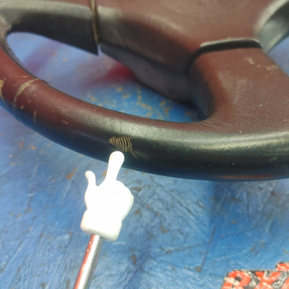 LHD, RHD Oem Black 3 Spoke Leather Steering Wheel  RX7 FC FC3S 86 - 91 Mazda S9B39/1