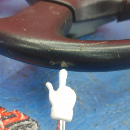 LHD, RHD Oem Black 3 Spoke Leather Steering Wheel  RX7 FC FC3S 86 - 91 Mazda S9B39/1