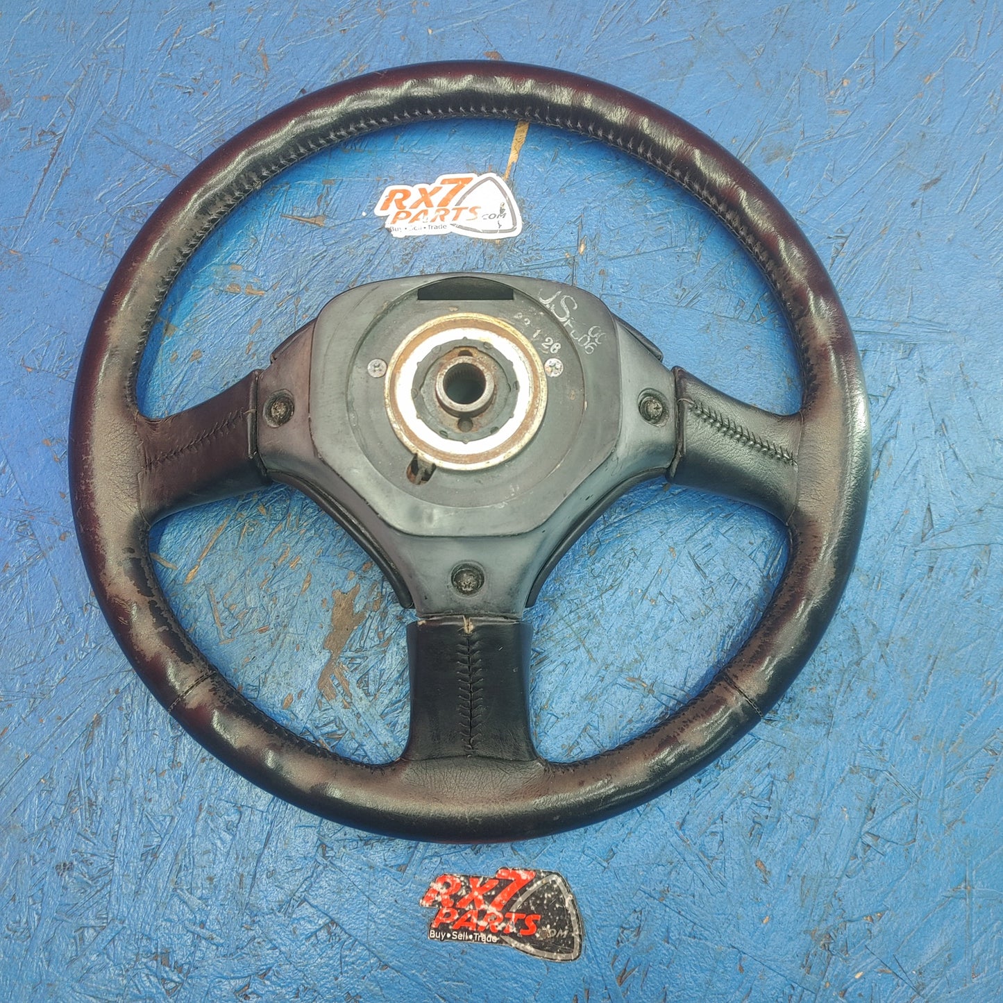 LHD, RHD Oem Black 3 Spoke Leather Steering Wheel  RX7 FC FC3S 86 - 91 Mazda S9B39/1