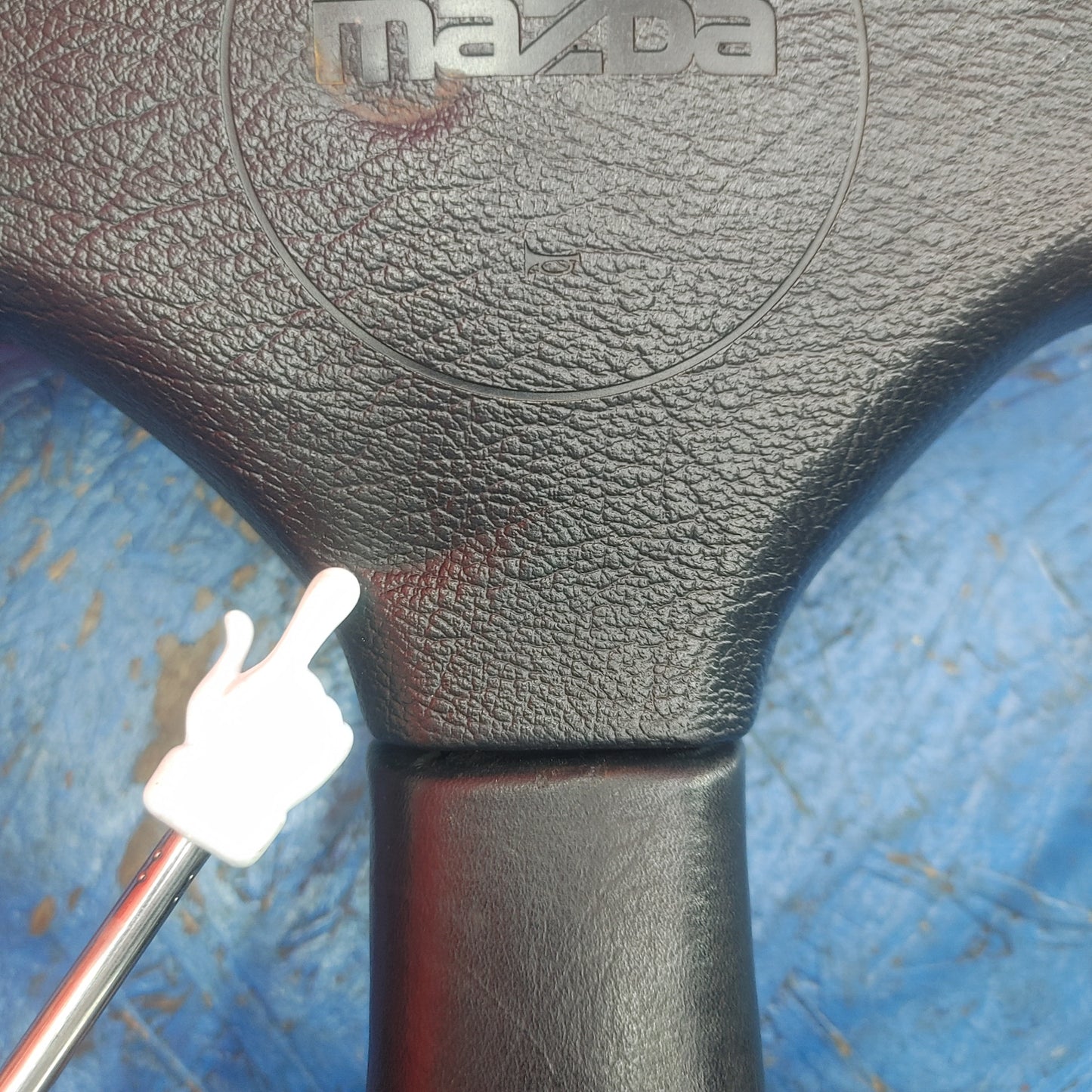 LHD, RHD Oem Black 3 Spoke Leather Steering Wheel  RX7 FC FC3S 86 - 91 Mazda S9B39/2