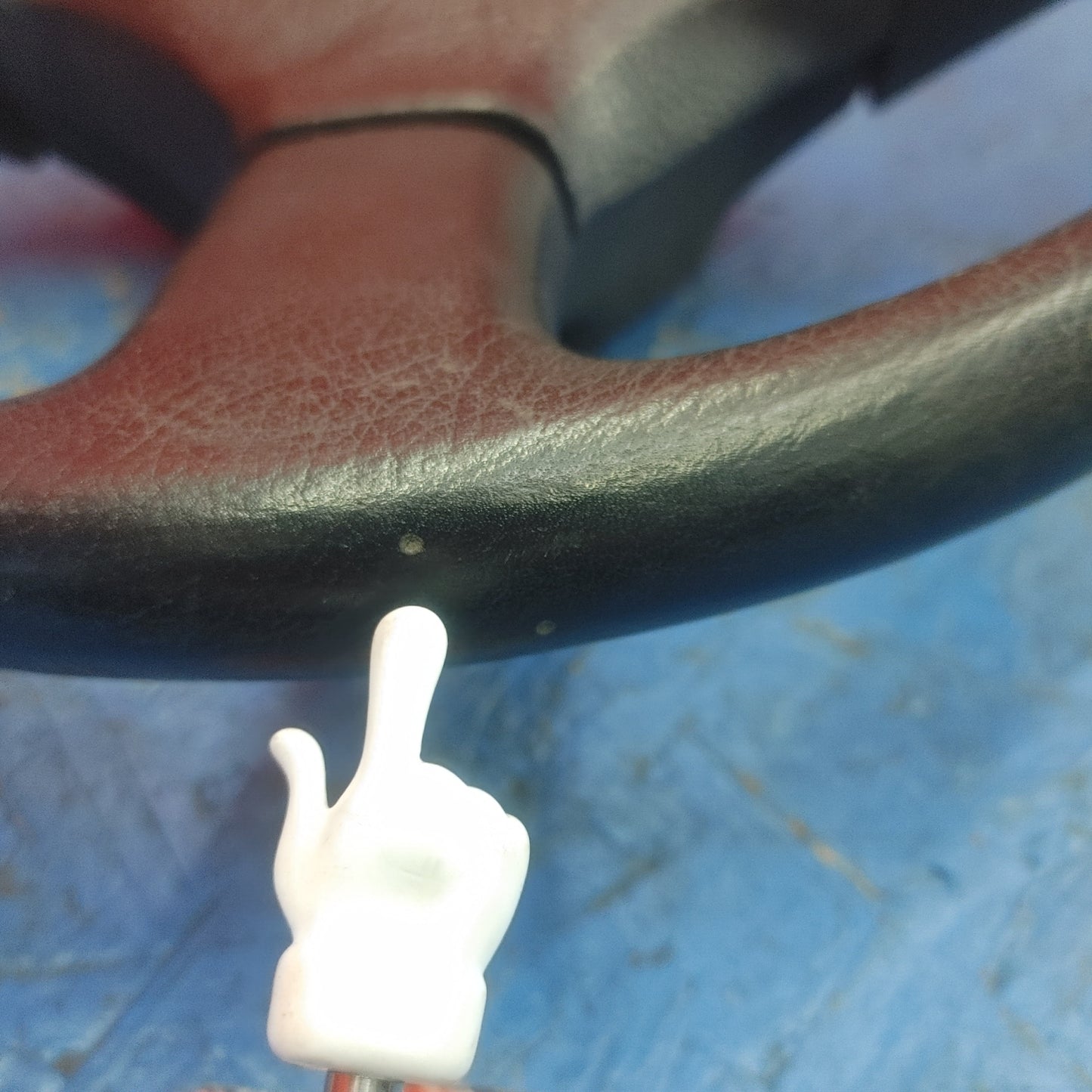 LHD, RHD Oem Black 3 Spoke Leather Steering Wheel  RX7 FC FC3S 86 - 91 Mazda S9B39/2