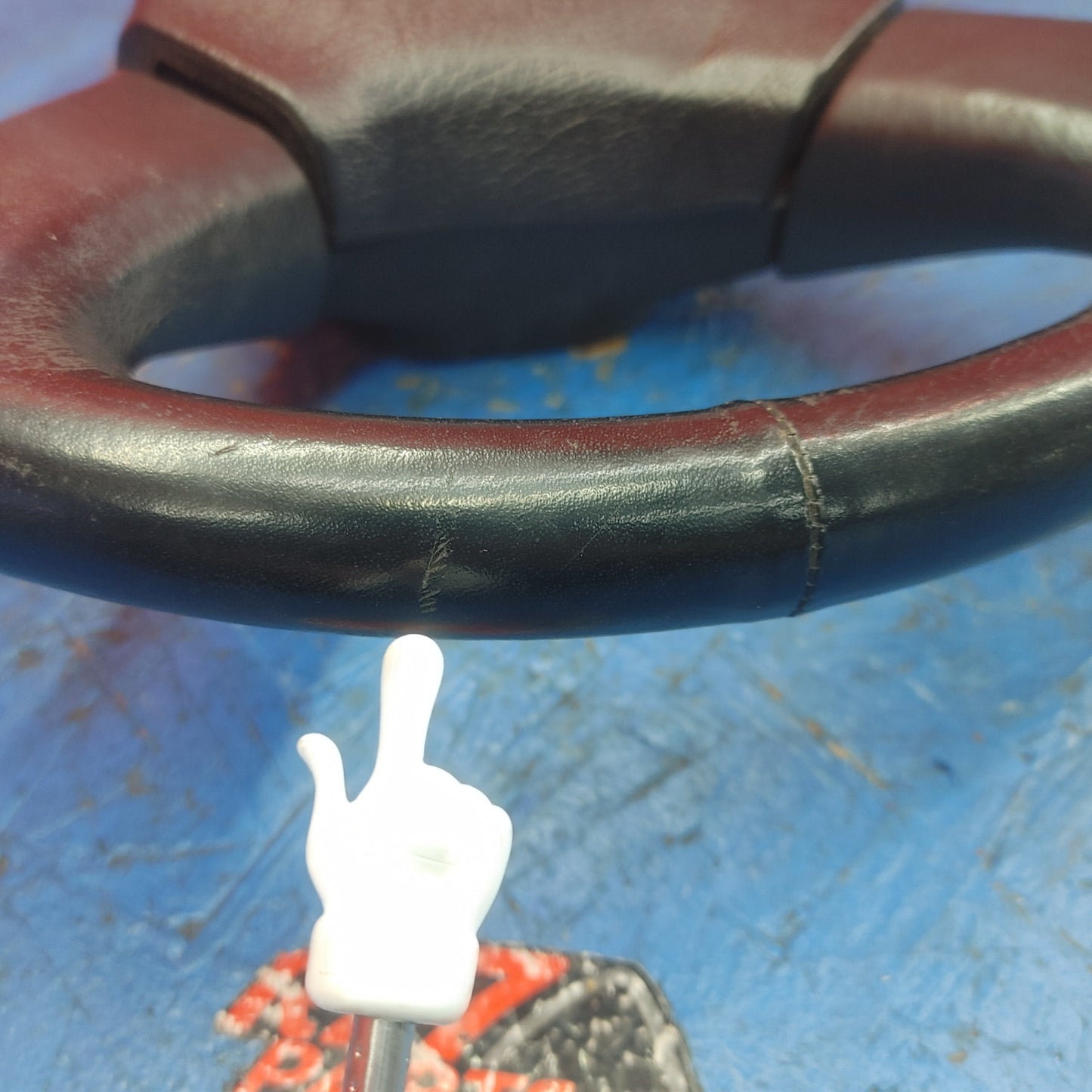 LHD, RHD Oem Black 3 Spoke Leather Steering Wheel  RX7 FC FC3S 86 - 91 Mazda S9B39/2