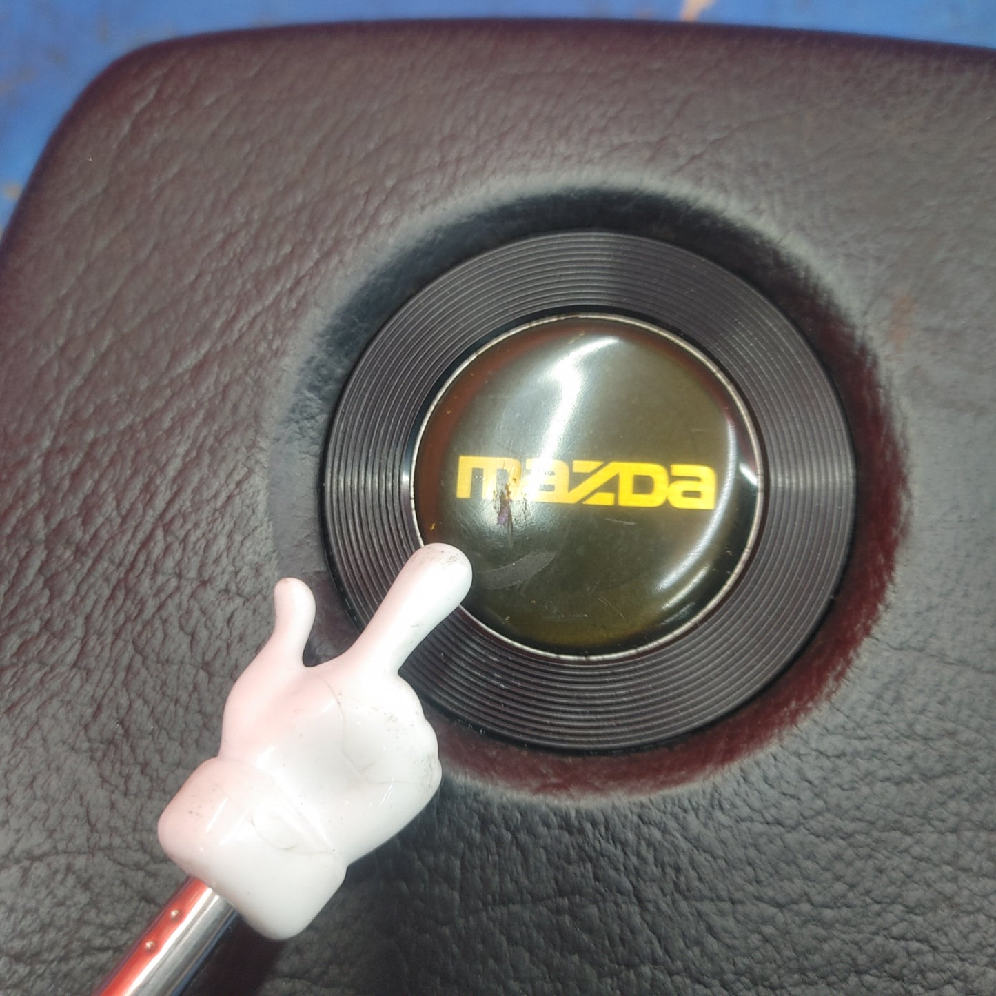 LHD, RHD Oem Black 2 Spoke Leather Steering Wheel  RX7 FC FC3S 86 - 91 Mazda S9B40/1