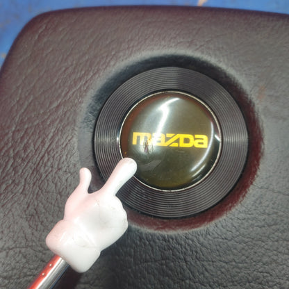 LHD, RHD Oem Black 2 Spoke Leather Steering Wheel  RX7 FC FC3S 86 - 91 Mazda S9B40/1