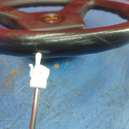 LHD, RHD Oem Black 2 Spoke Leather Steering Wheel  RX7 FC FC3S 86 - 91 Mazda S9B40/1