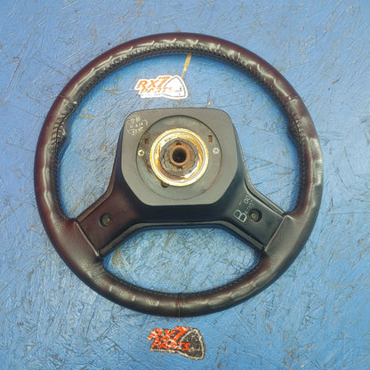 LHD, RHD Oem Black 2 Spoke Leather Steering Wheel  RX7 FC FC3S 86 - 91 Mazda S9B40/1