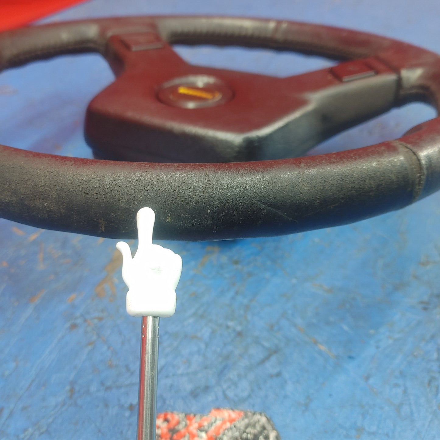 LHD, RHD Oem Black 2 Spoke Leather Steering Wheel  RX7 FC FC3S 86 - 91 Mazda S9B40/2