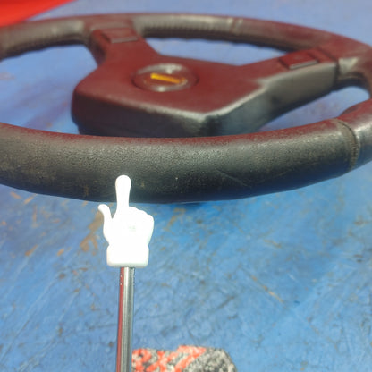 LHD, RHD Oem Black 2 Spoke Leather Steering Wheel  RX7 FC FC3S 86 - 91 Mazda S9B40/2