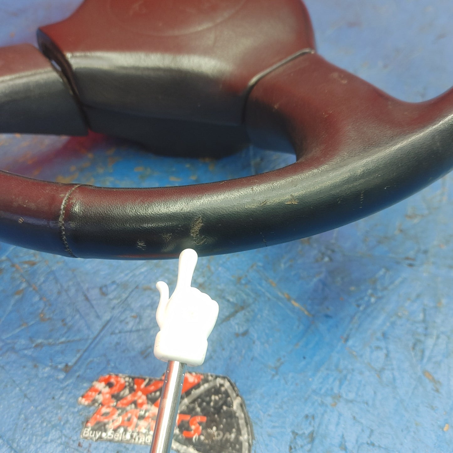 LHD, RHD Oem Black 3 Spoke Leather Steering Wheel  RX7 FC FC3S 86 - 91 Mazda S9B40/3