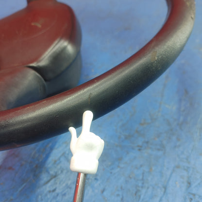 LHD, RHD Oem Black 3 Spoke Leather Steering Wheel  RX7 FC FC3S 86 - 91 Mazda S9B40/3