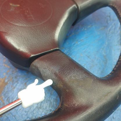 LHD, RHD Oem Black 3 Spoke Leather Steering Wheel  RX7 FC FC3S 86 - 91 Mazda S9B40/3