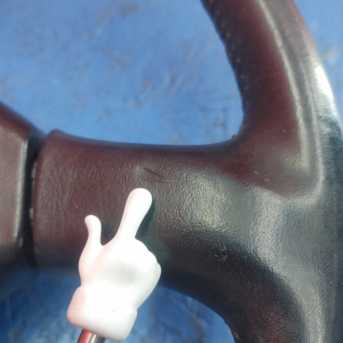 LHD, RHD Oem Black 3 Spoke Leather Steering Wheel  RX7 FC FC3S 86 - 91 Mazda S9B40/3