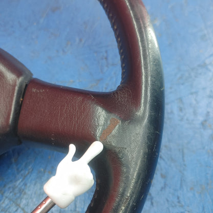 LHD, RHD Oem Black 3 Spoke Leather Steering Wheel  RX7 FC FC3S 86 - 91 Mazda S9B40/4