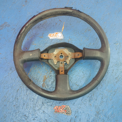 LHD, RHD Oem Black 3 Spoke Leather Steering Wheel  RX7 FC FC3S 86 - 91 Mazda S9B41/1