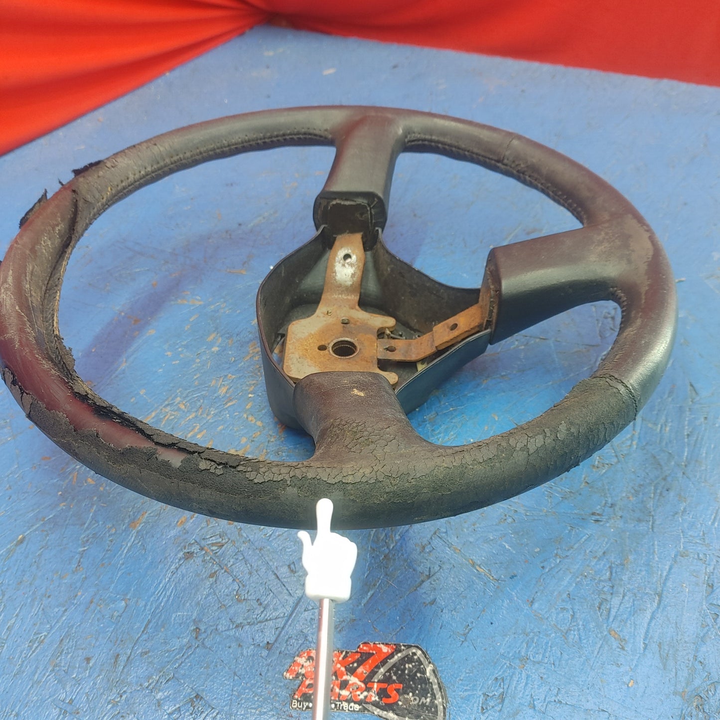 LHD, RHD Oem Black 3 Spoke Leather Steering Wheel  RX7 FC FC3S 86 - 91 Mazda S9B41/1