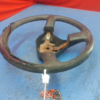 LHD, RHD Oem Black 3 Spoke Leather Steering Wheel  RX7 FC FC3S 86 - 91 Mazda S9B41/1