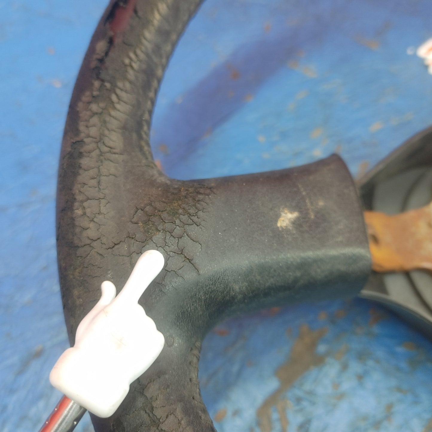 LHD, RHD Oem Black 3 Spoke Leather Steering Wheel  RX7 FC FC3S 86 - 91 Mazda S9B41/1