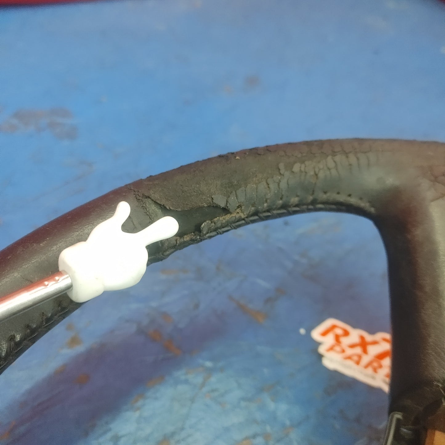 LHD, RHD Oem Black 3 Spoke Leather Steering Wheel  RX7 FC FC3S 86 - 91 Mazda S9B41/1