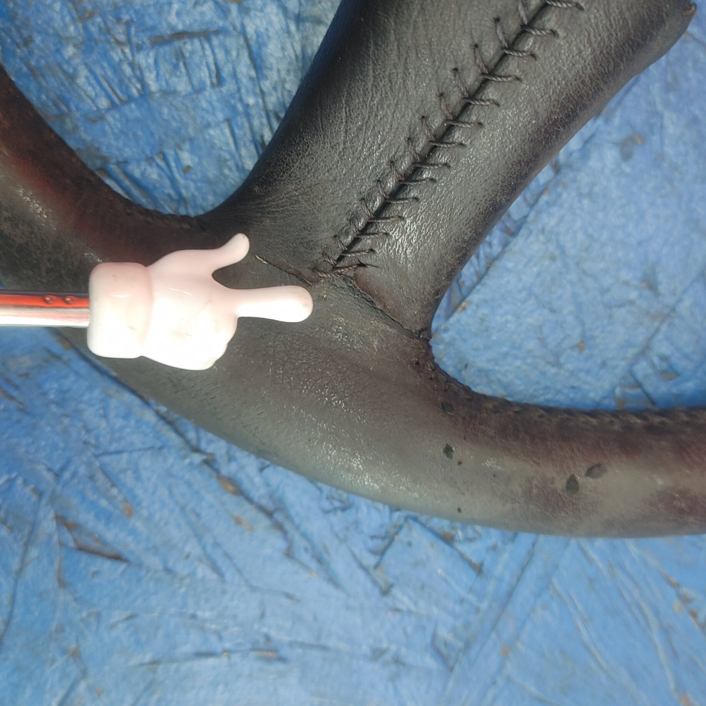 LHD, RHD Oem Black 3 Spoke Leather Steering Wheel  RX7 FC FC3S 86 - 91 Mazda S9B41/1