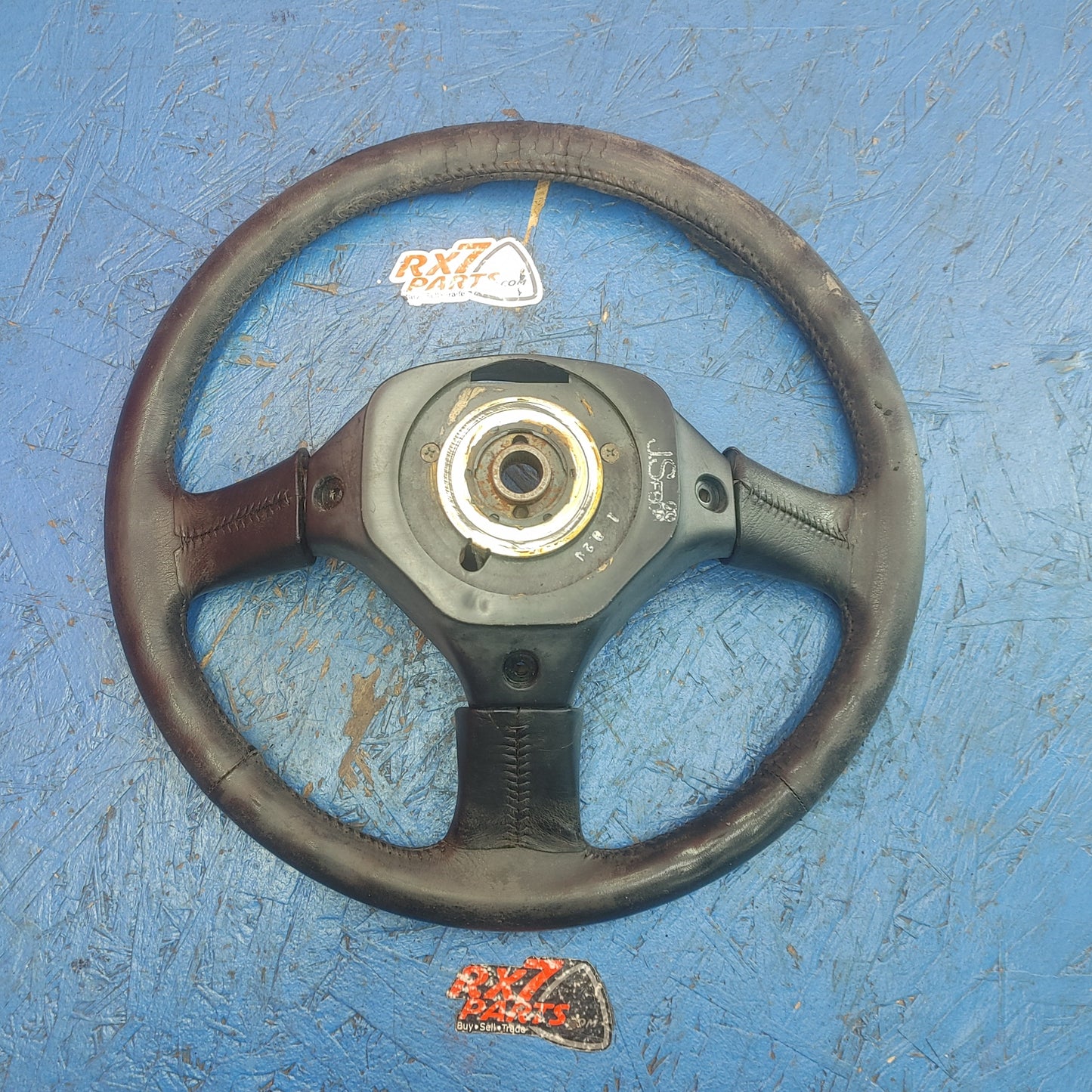 LHD, RHD Oem Black 3 Spoke Leather Steering Wheel  RX7 FC FC3S 86 - 91 Mazda S9B41/1